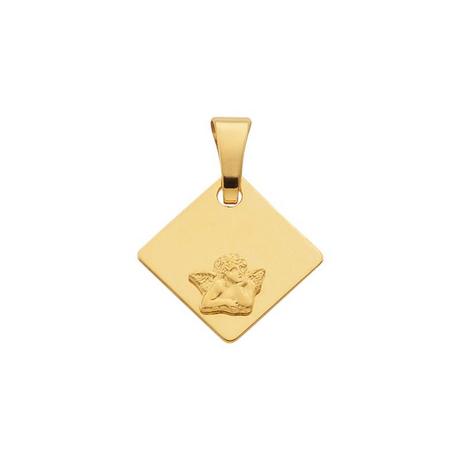 MUAU Schmuck  Pendentif ange gardien or jaune 750, 15x12mm 