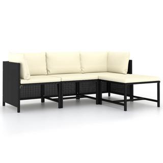 VidaXL set divano da giardino Rattan  