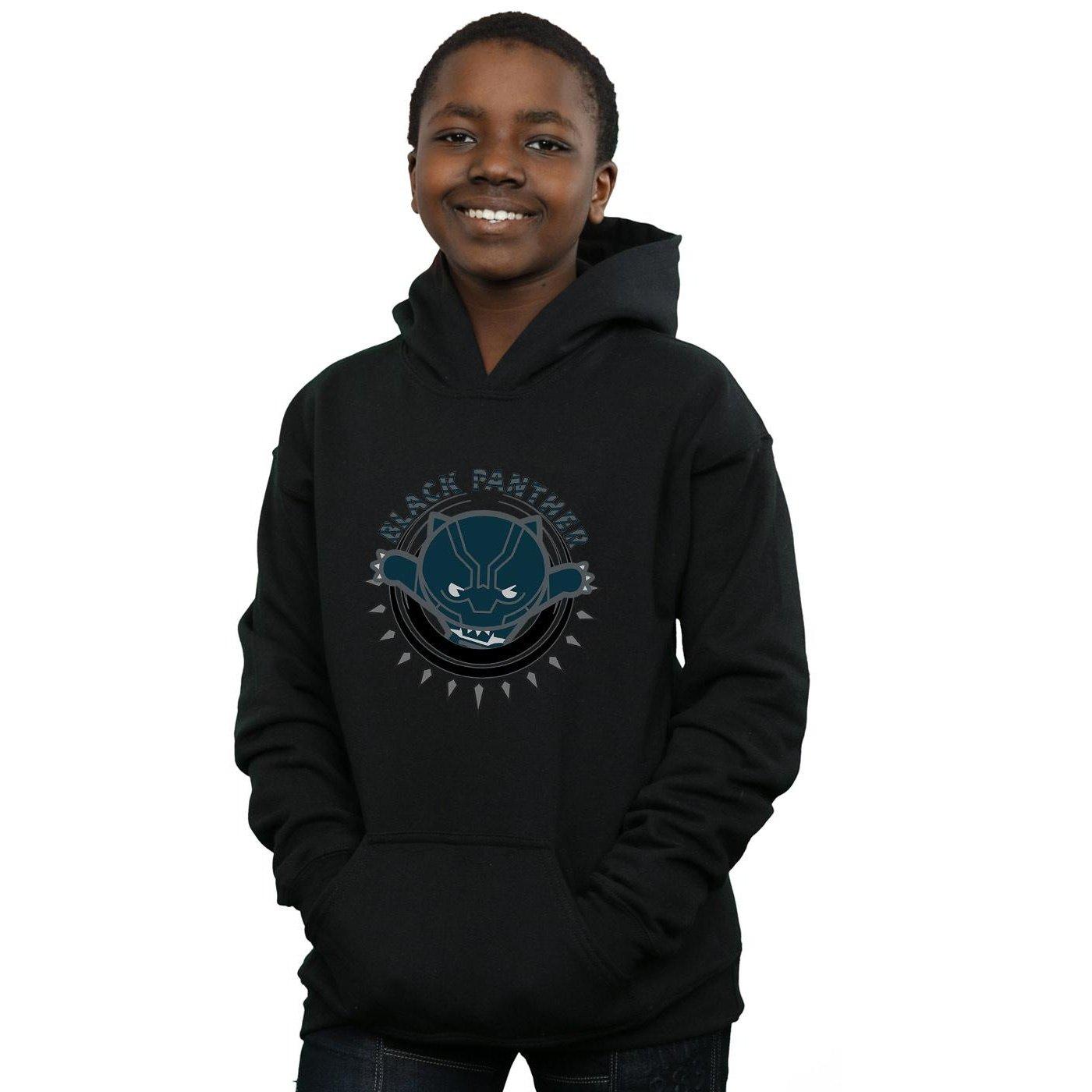 MARVEL  Sweat à capuche KAWAII BLACK PANTHER POUNCE 