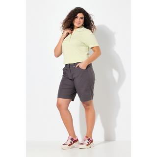 Ulla Popken Bermuda Cargo Taille Confortable Coupe 4 Poches  