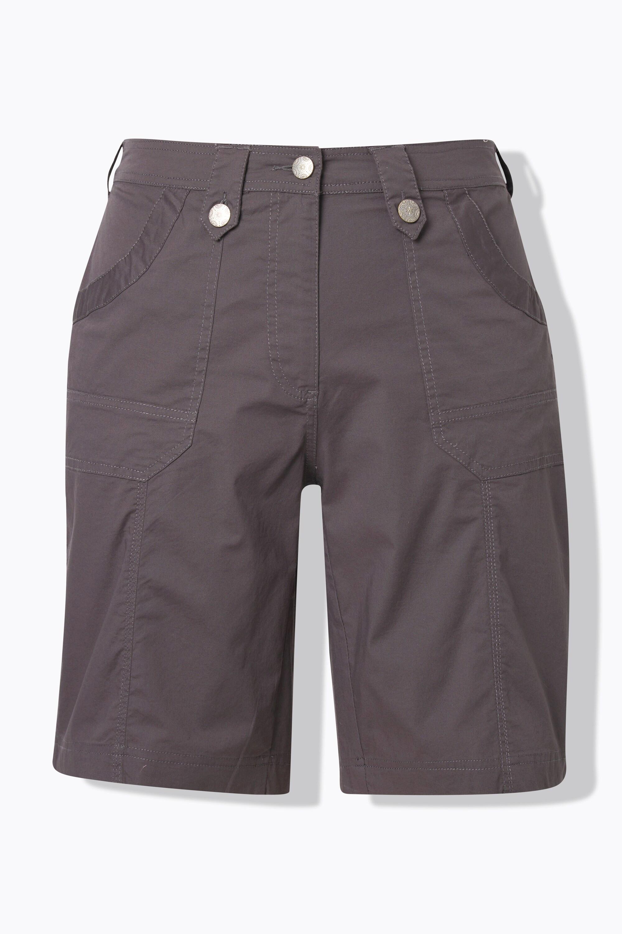 Ulla Popken Bermuda Cargo Taille Confortable Coupe 4 Poches  