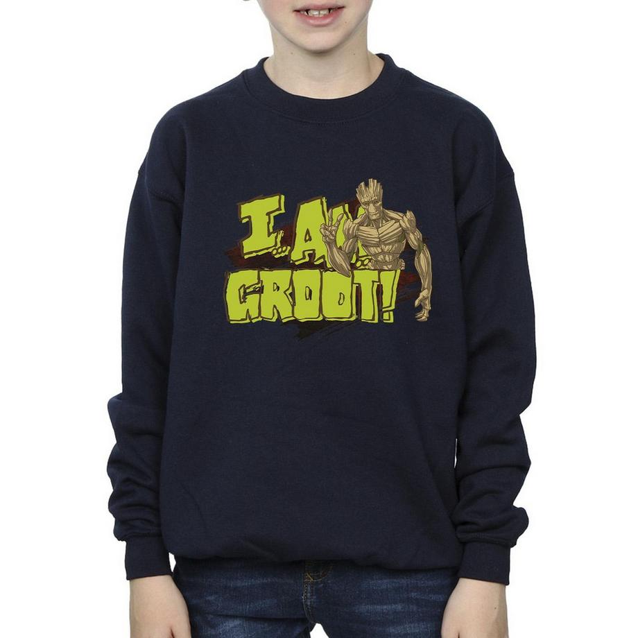 Guardians Of The Galaxy  I Am Groot Sweatshirt 