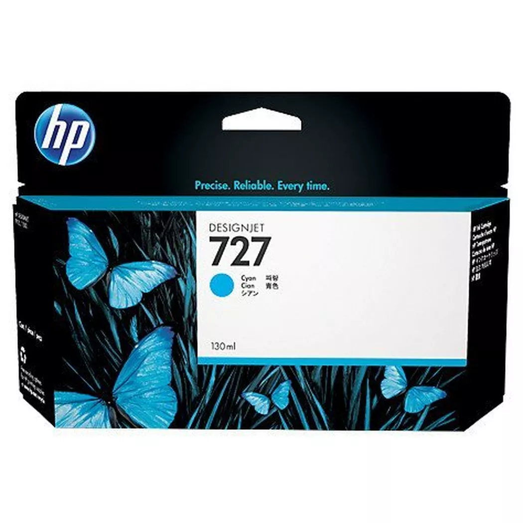 Hewlett-Packard – HP Tintenpatrone 727 cyan B3P19A DesignJet T920/T1500 130ml, One Size
