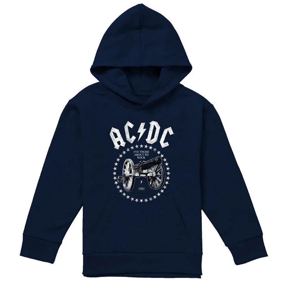 Acdc About To Rock Cannon Kapuzenpullover
