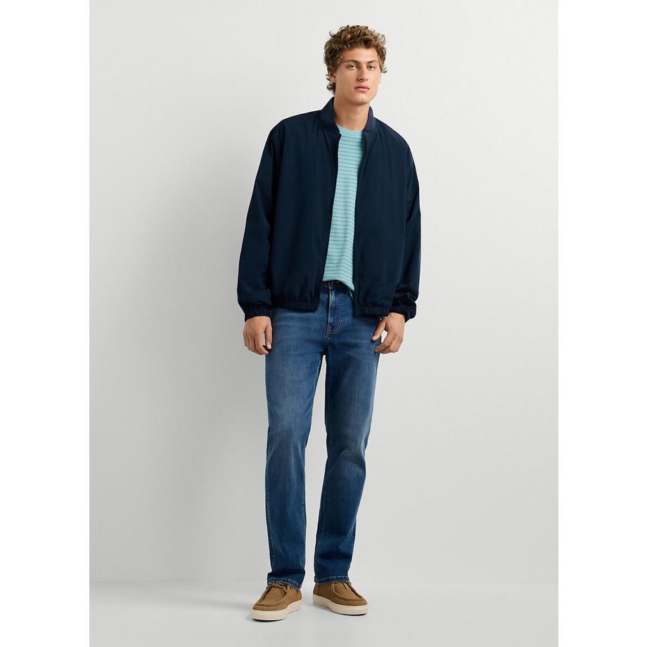 Pepe Jeans London Giacca bomber con collo a coste  