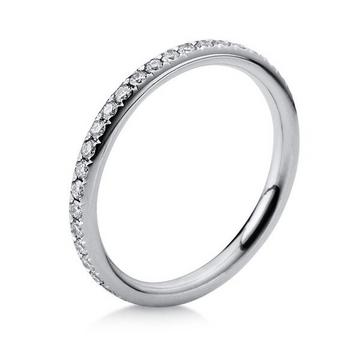 Mémoire-Ring 750/18K Weissgold Diamant 0.61ct.