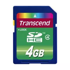 Transcend TS4GSDHC4 Speicherkarte 4 GB SDHC