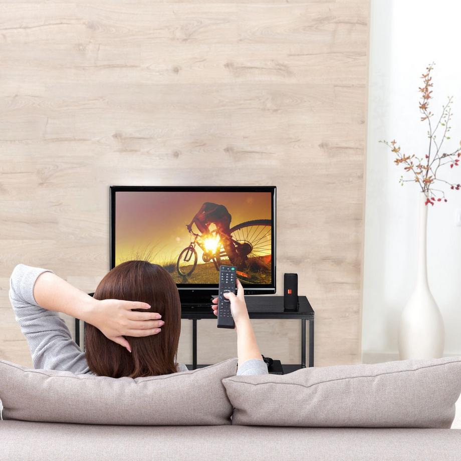 B2X  TV-Unterschrank aus MDF in Schwarz 