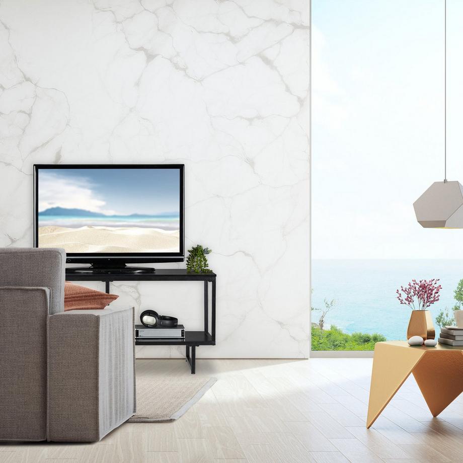 B2X  TV-Unterschrank aus MDF in Schwarz 