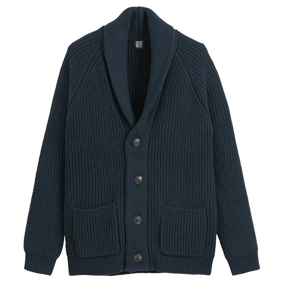 La Redoute Collections Cardigan Collo Sciarpa  