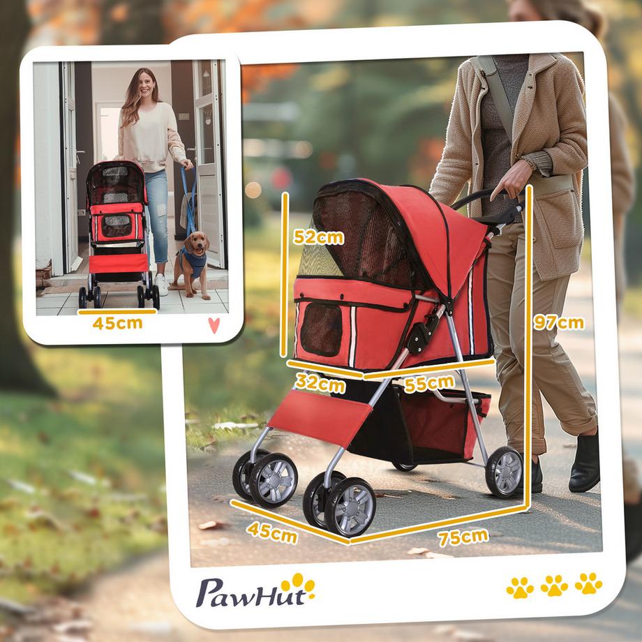 PawHut  Hundewagen 