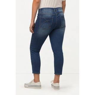 Ulla Popken  Jean Sarah, jambes étroites, taille haute, matière recyclée 