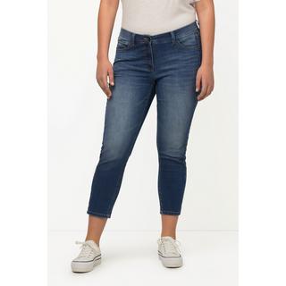 Ulla Popken  Jean Sarah, jambes étroites, taille haute, matière recyclée 