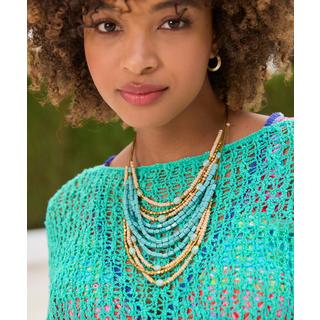 Joe Browns  Collier Superposé en Perles Turquoise 