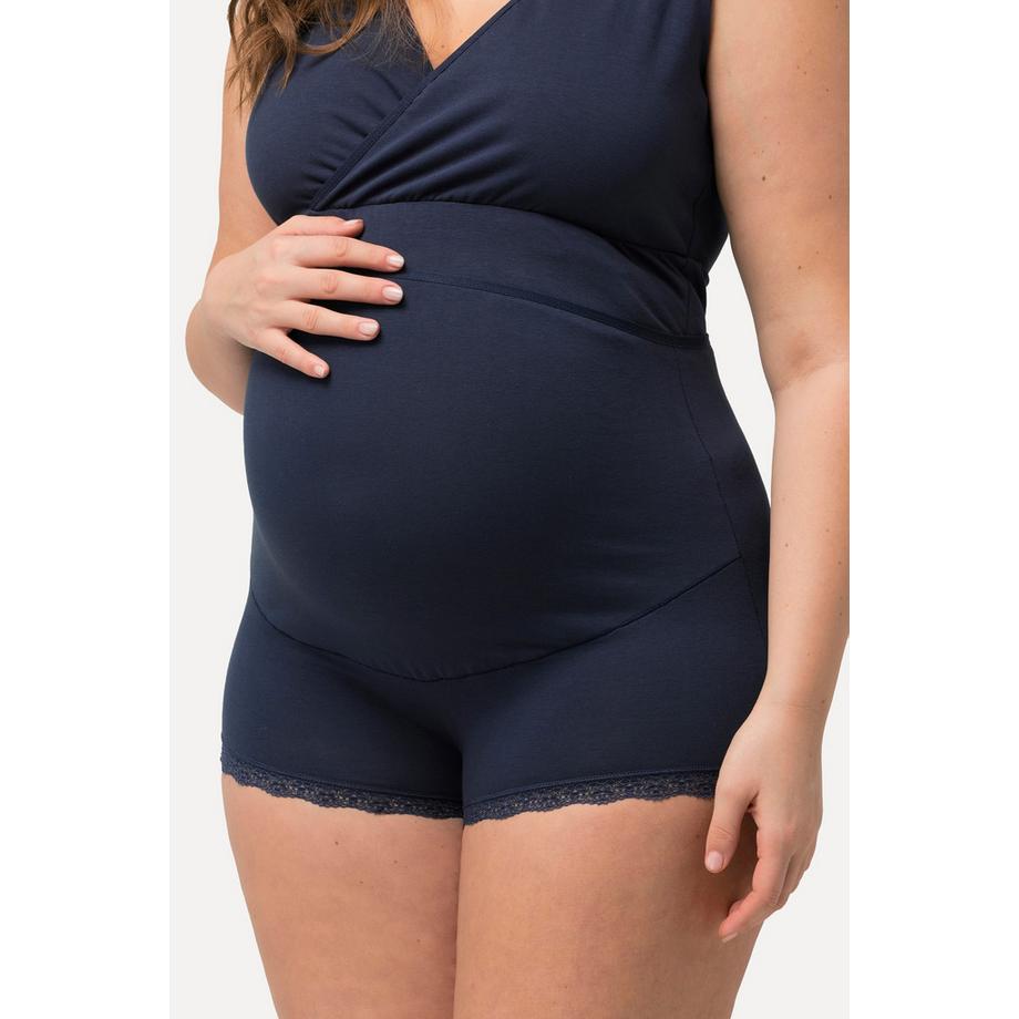 Ulla Popken Bellieva Panty Überbauch-Einsatz Saumspitze  