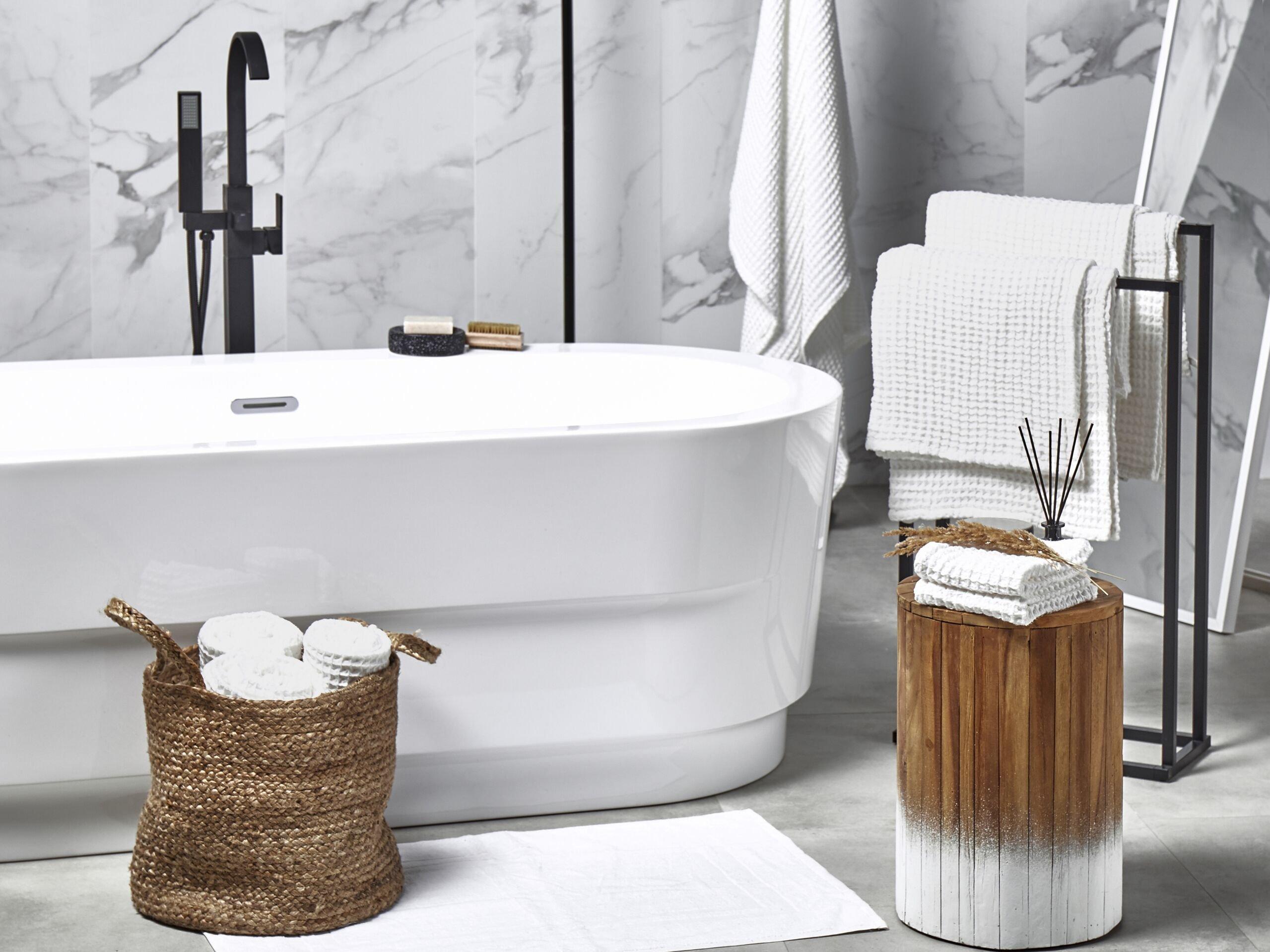 Beliani Lot de 11 serviettes en Coton AREORA  