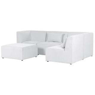 Beliani Sofa mit Ottomane aus Cord Modern LEMVIG  