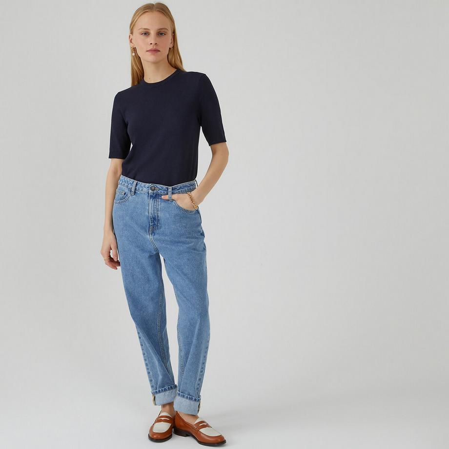 La Redoute Collections Kurzärmeliger Pullover  