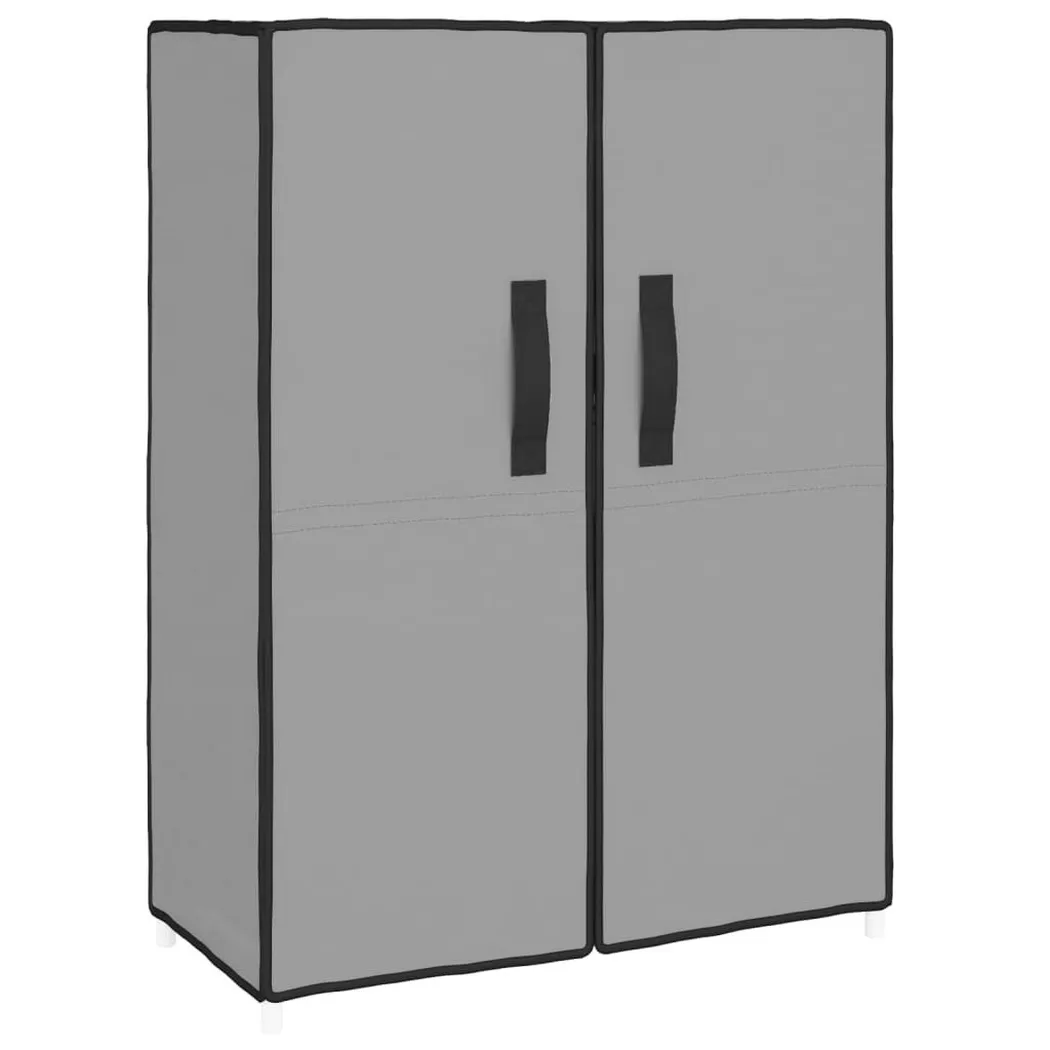 Scarpiera Grigia 60x28x90 Cm Tessuto - Vidaxl