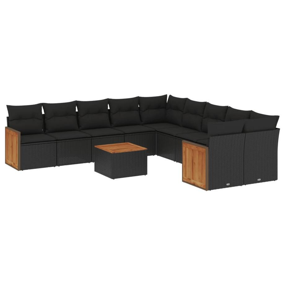 Ensemble de canapés de jardin rotin synthétique