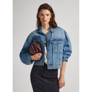 Veste shops en cuir pepe jeans femme