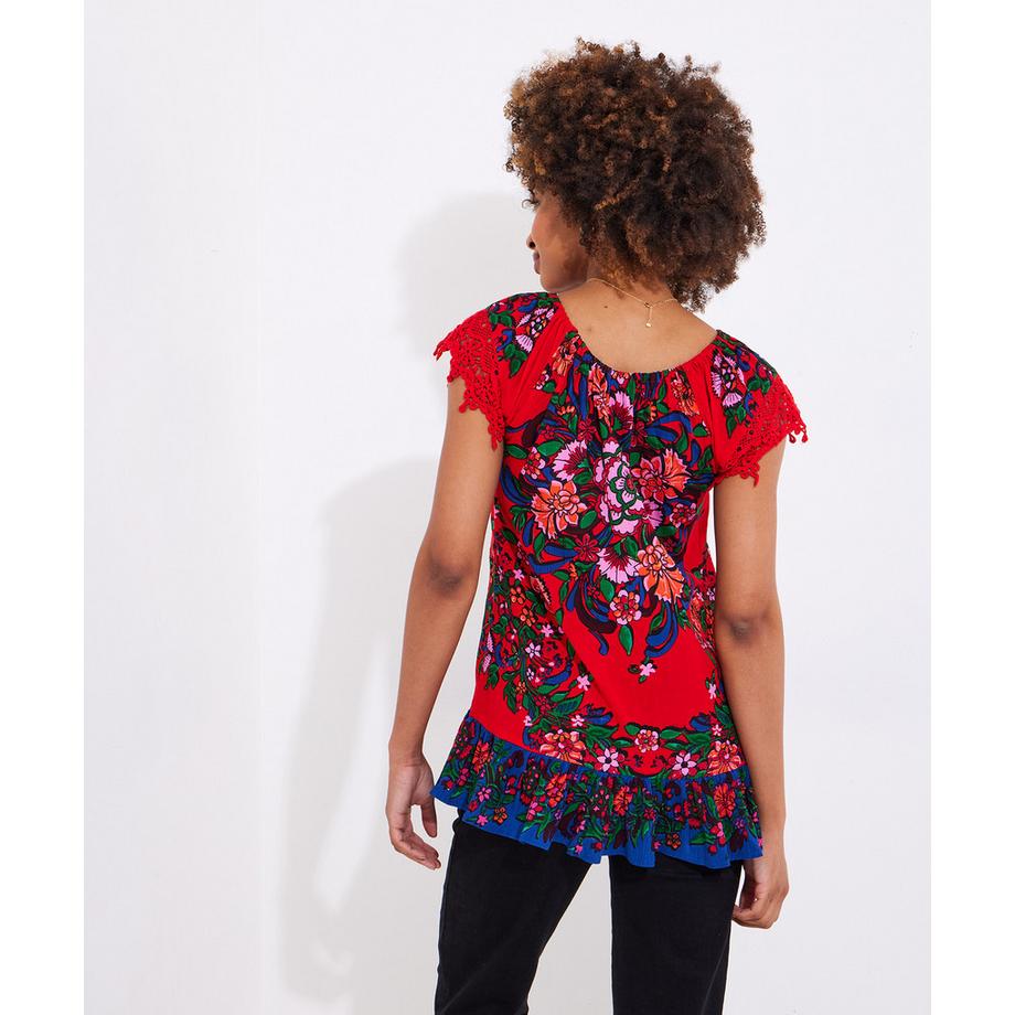 Joe Browns Top Maniche Pizzo Nappa  