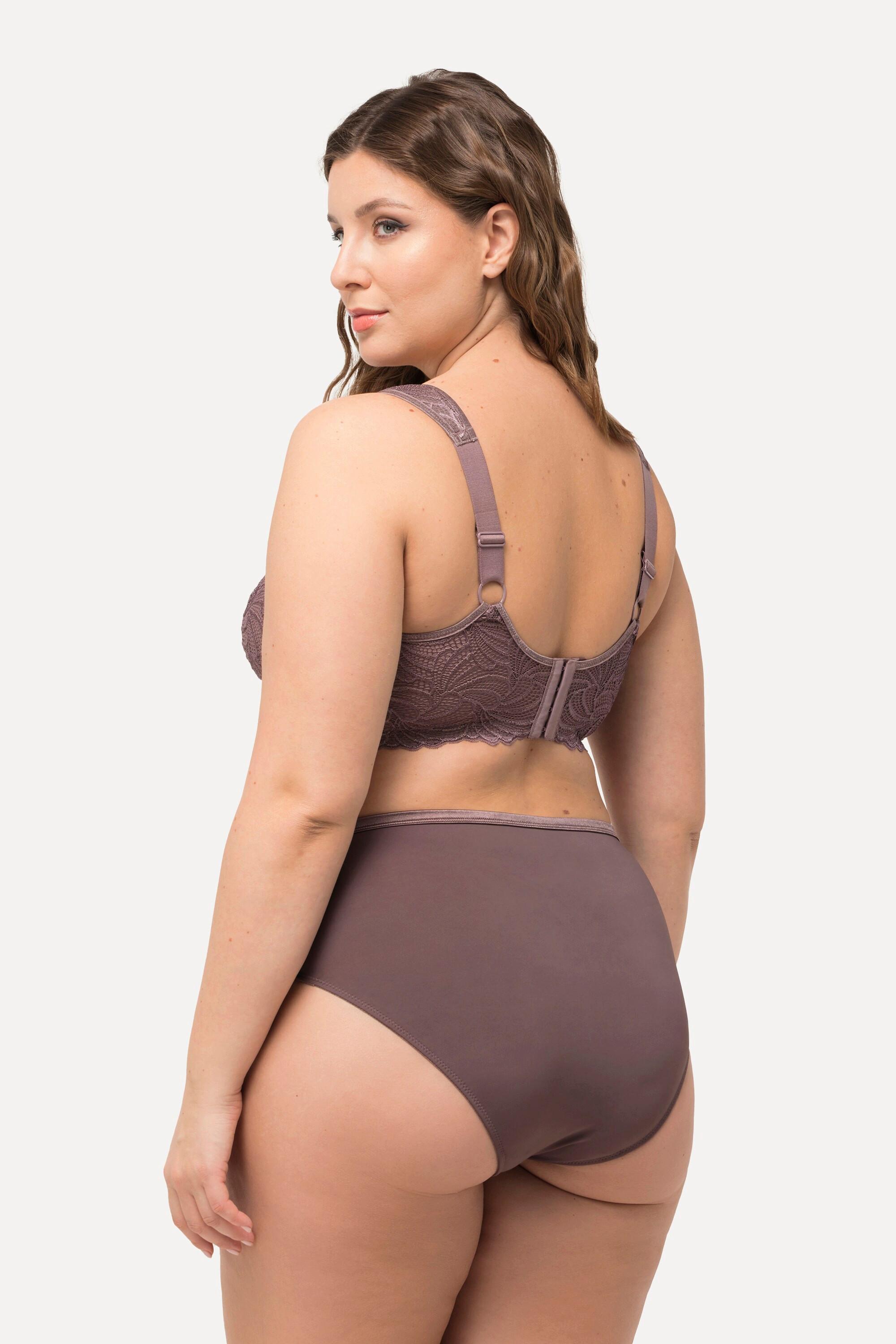 Ulla Popken  Bralette, Spitze, ohne Bügel, Cup B - F 