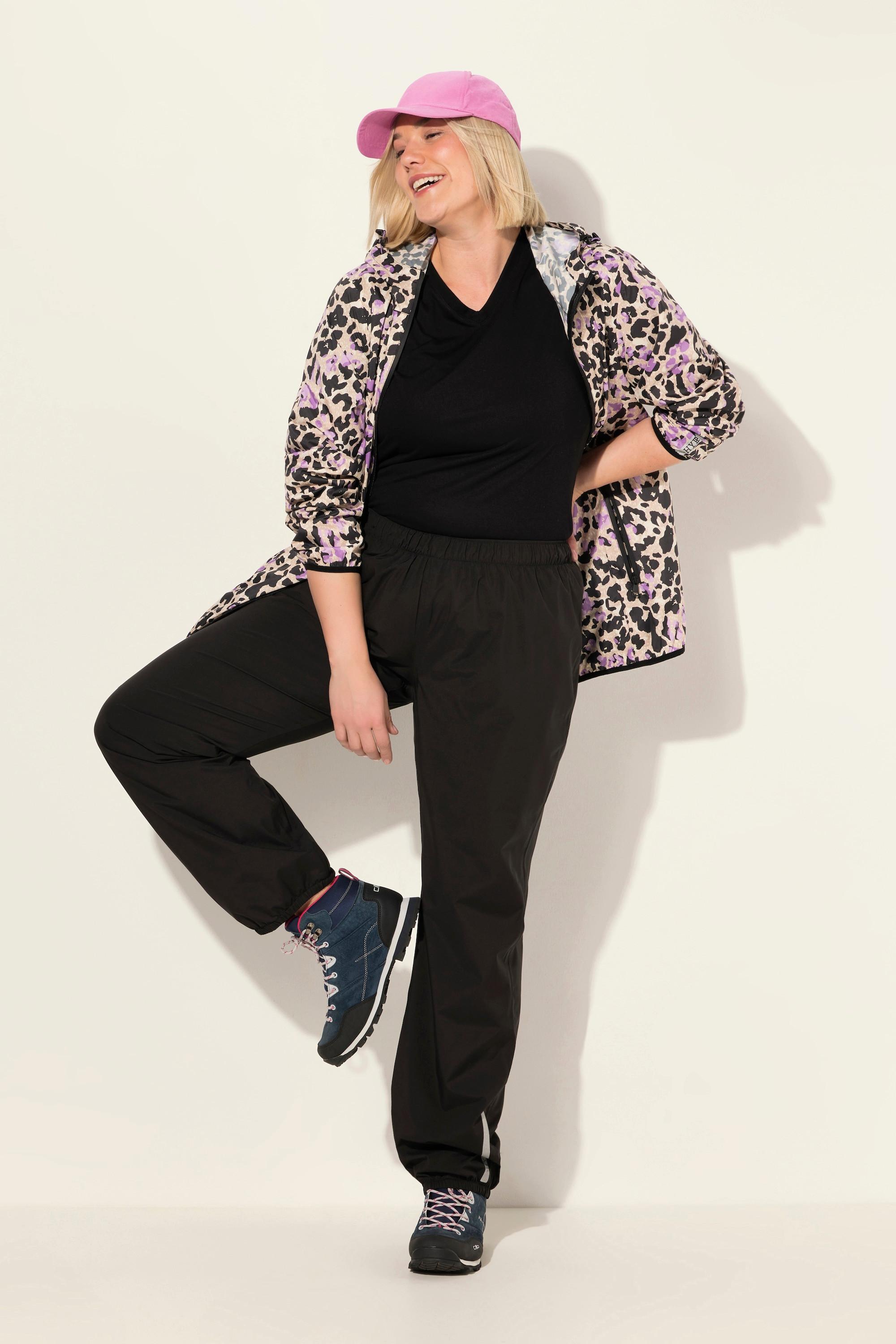 Ulla Popken Regenhose wasserdicht Reflektorpaspel Elastikbund  