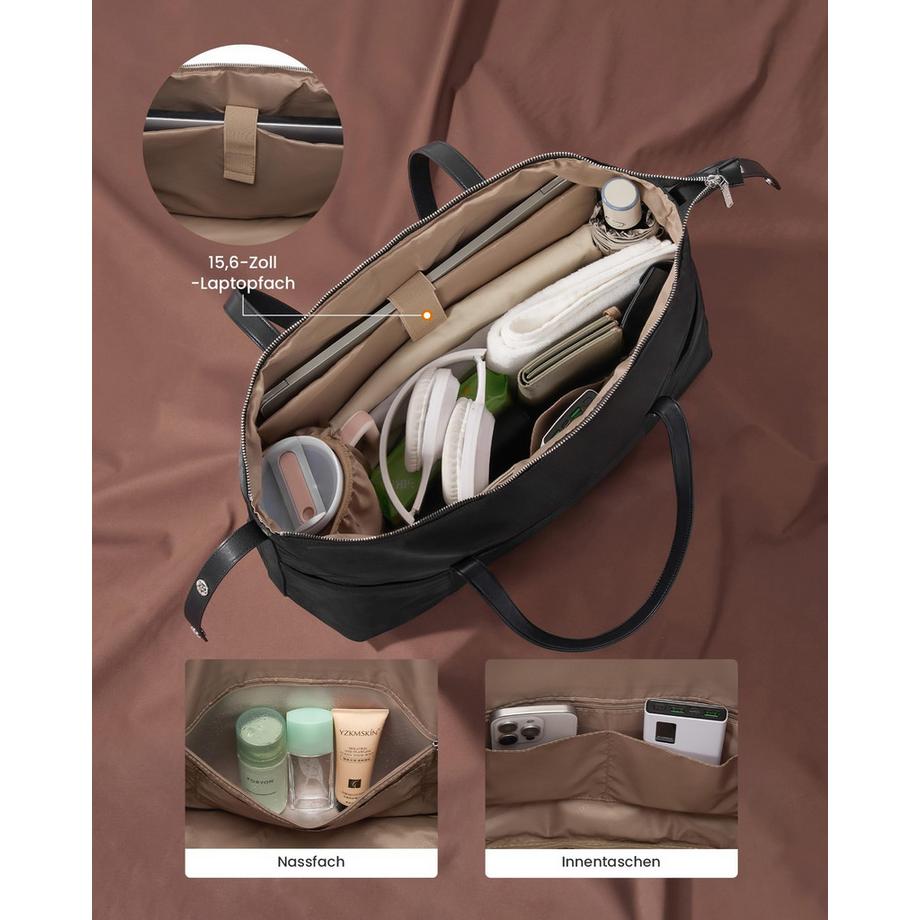 Only-bags.store Borsone da Viaggio con Scomparto Scarpe e Scomparto Umido  