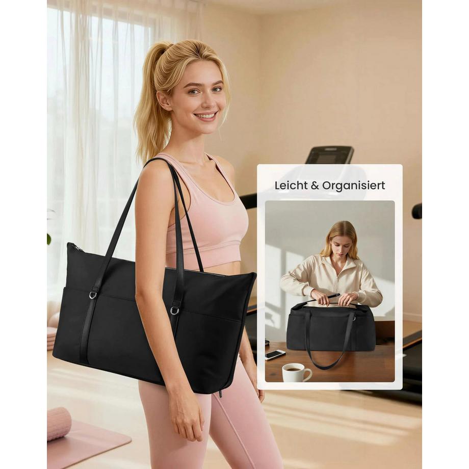Only-bags.store Borsone da Viaggio con Scomparto Scarpe e Scomparto Umido  