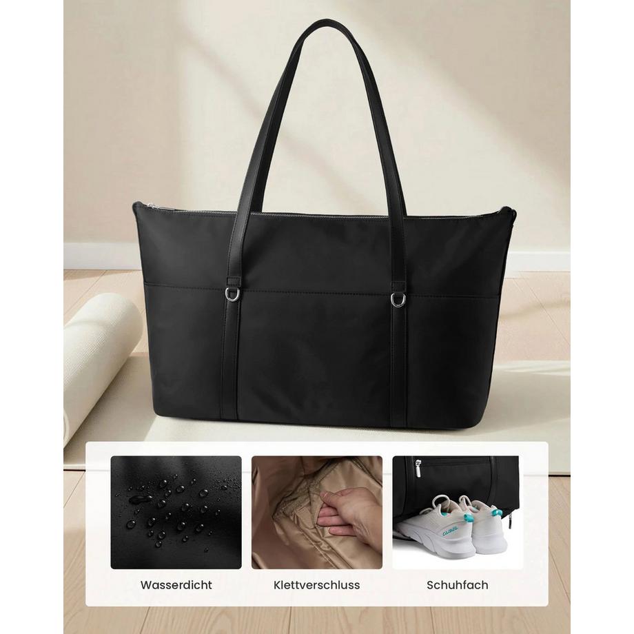 Only-bags.store Borsone da Viaggio con Scomparto Scarpe e Scomparto Umido  