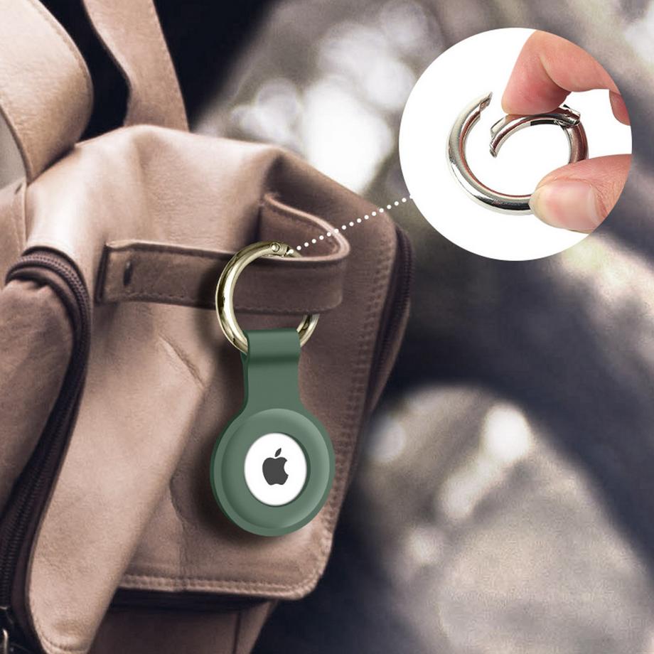 Avizar  AirTag Schlüsselanhänger Khakigrün 
