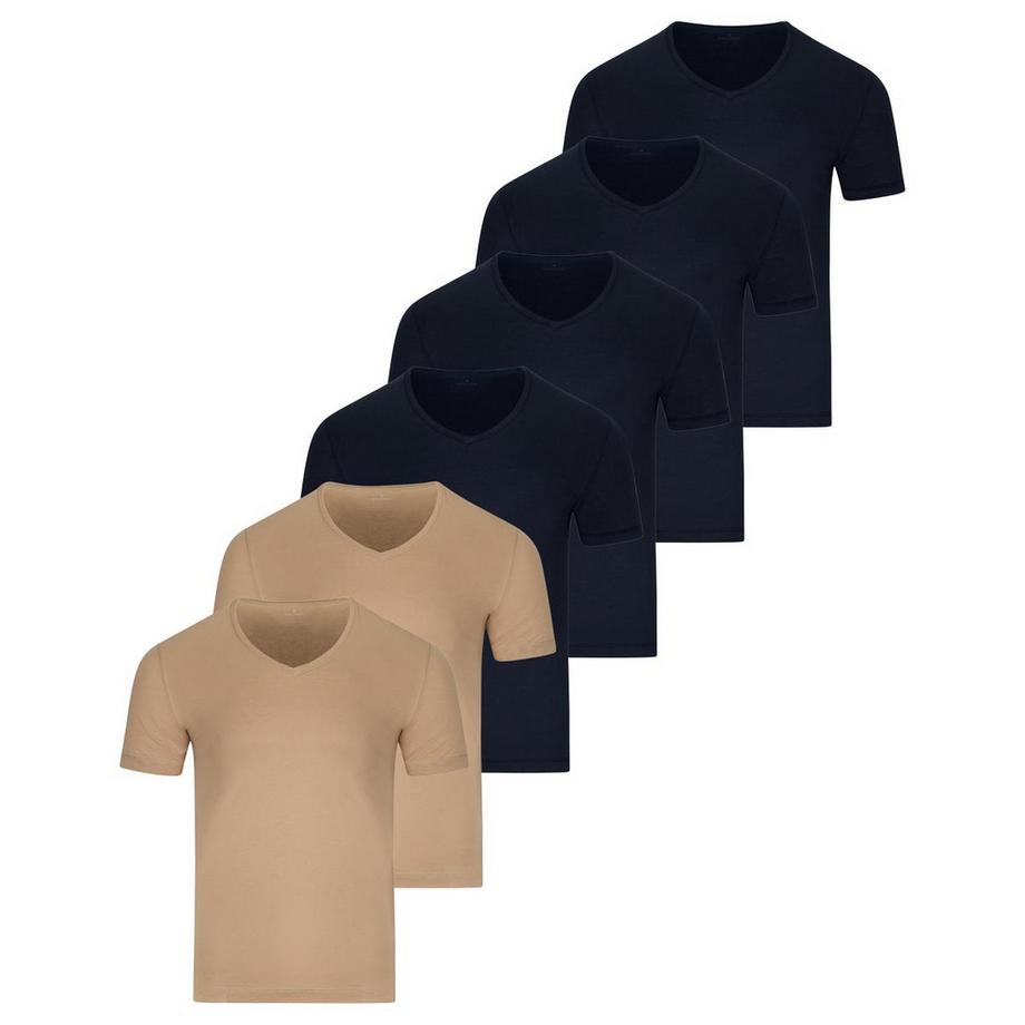 6er Pack Basic - Unterhemd / Shirt Kurzarm