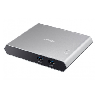 ATEN  Switch dock USB-C Gen 1 a 2 porte con pass-through dell'alimentazione 