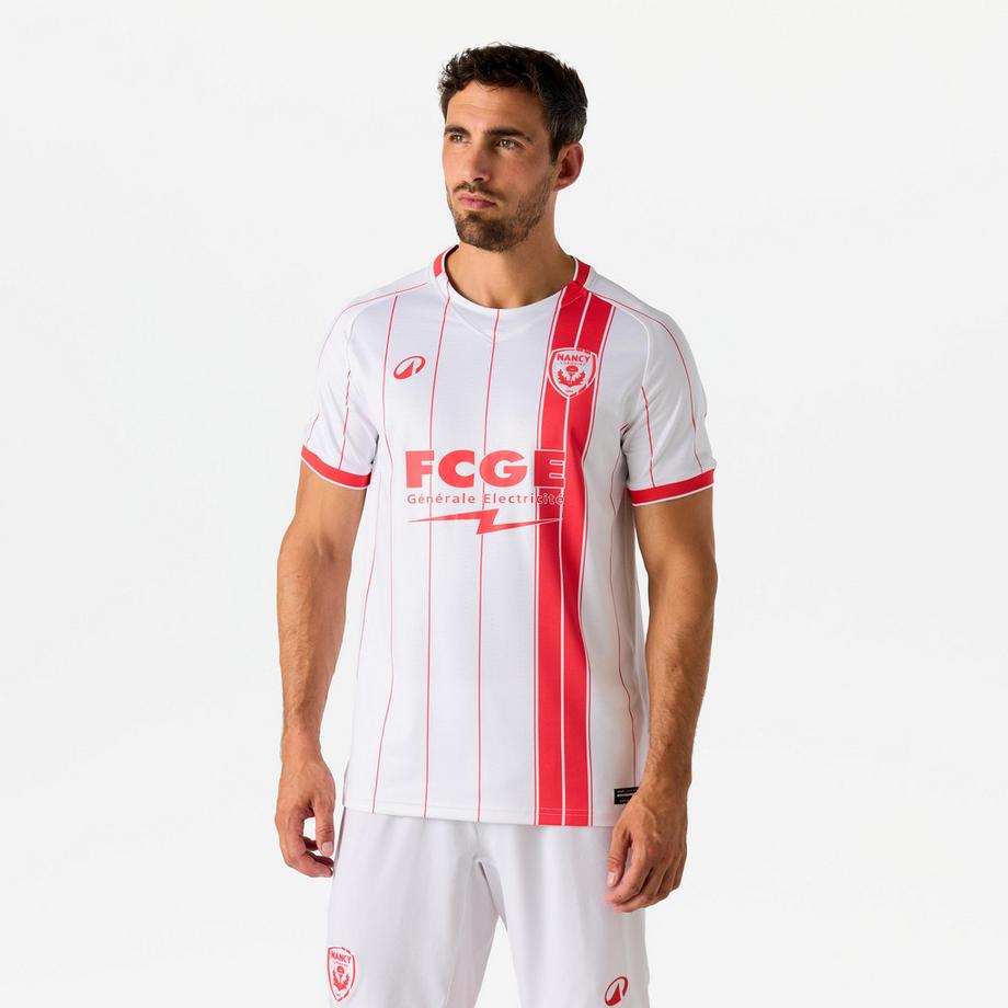 Offizielles AS Nancy Lorraine Erwachsenen-Heimtrikot weiss Saison 26/27