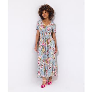 Joe Browns  PETITE Hochgeschlossenes Boho-Bordüren-Maxikleid 