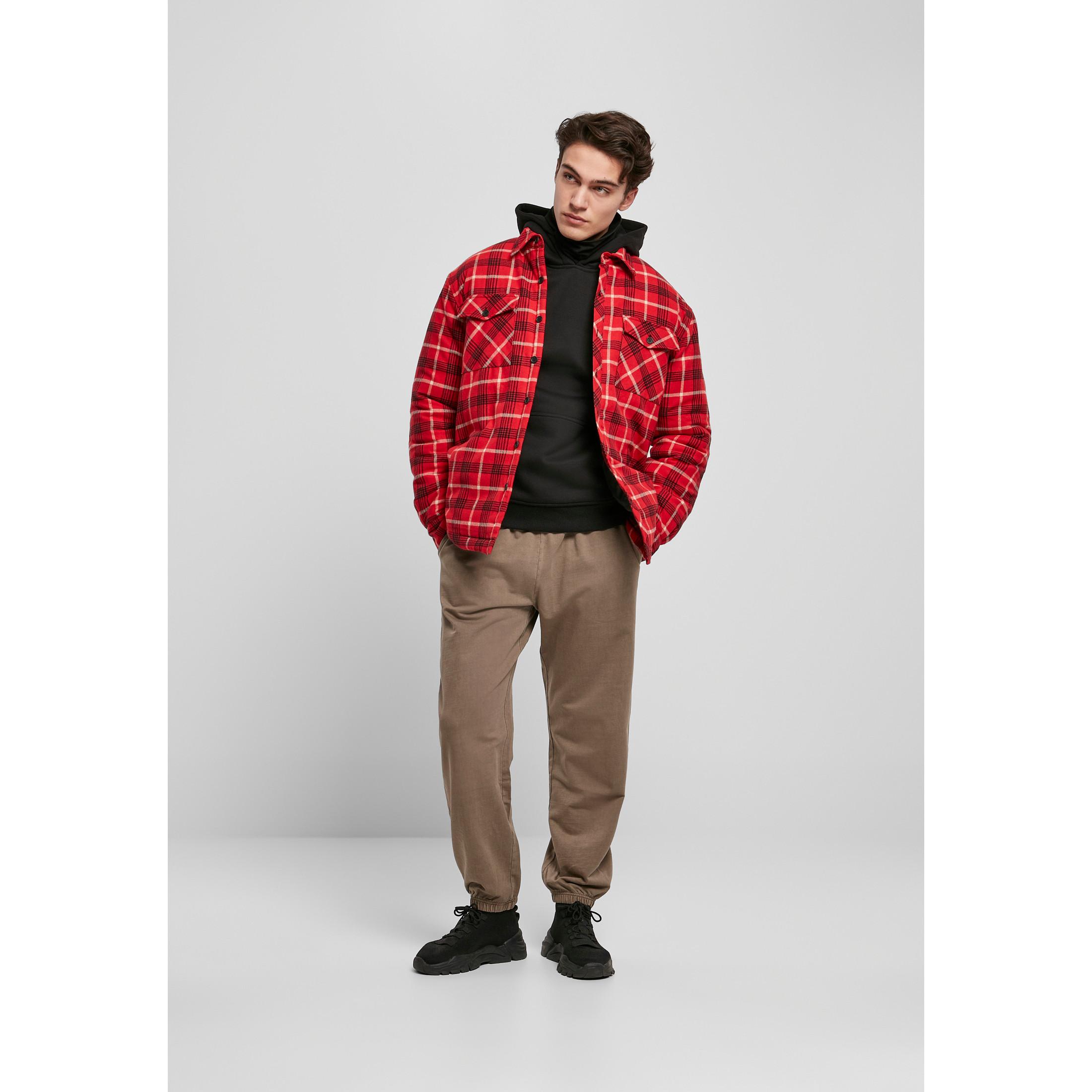 URBAN CLASSICS Giacca Plaid Quilted  