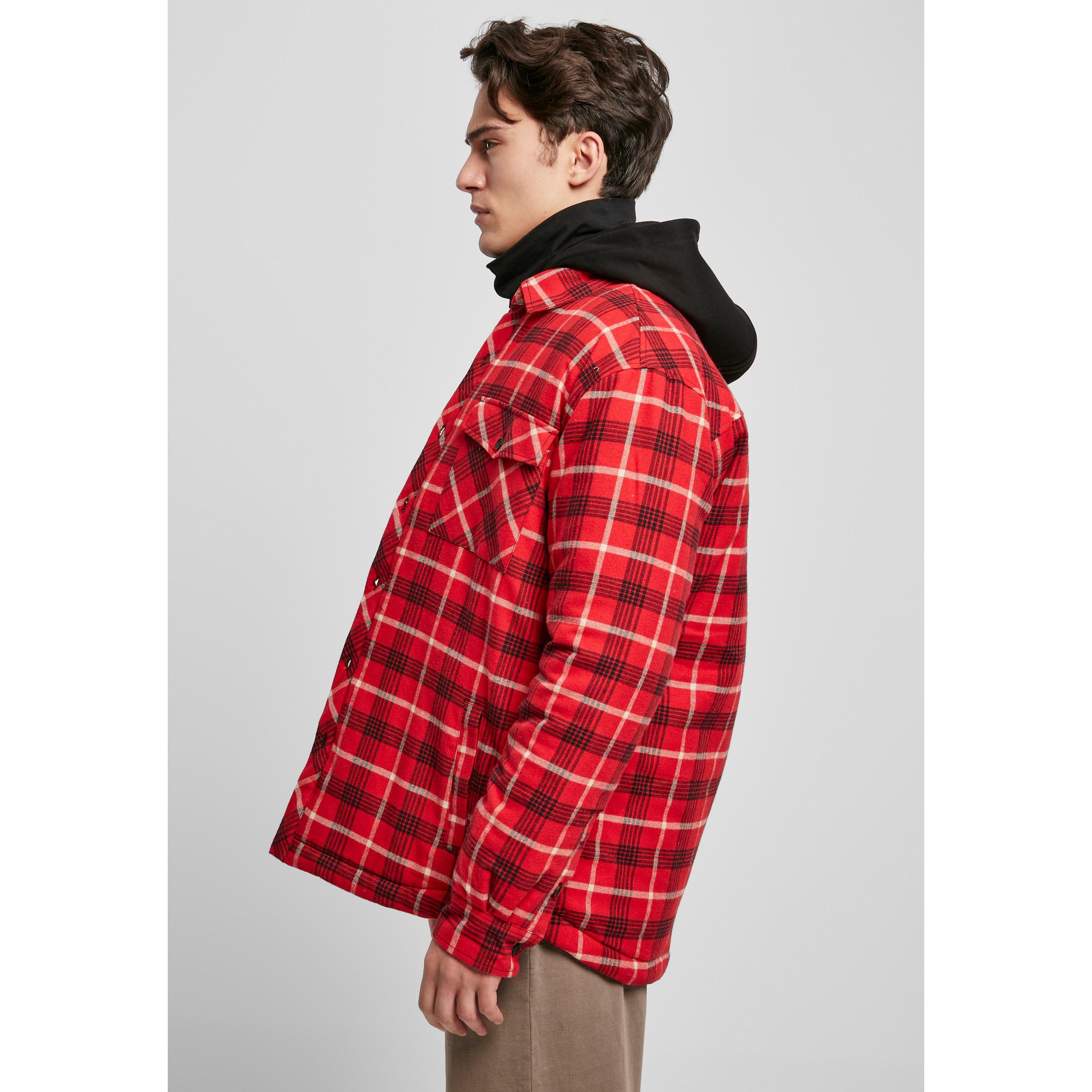 URBAN CLASSICS Giacca Plaid Quilted  