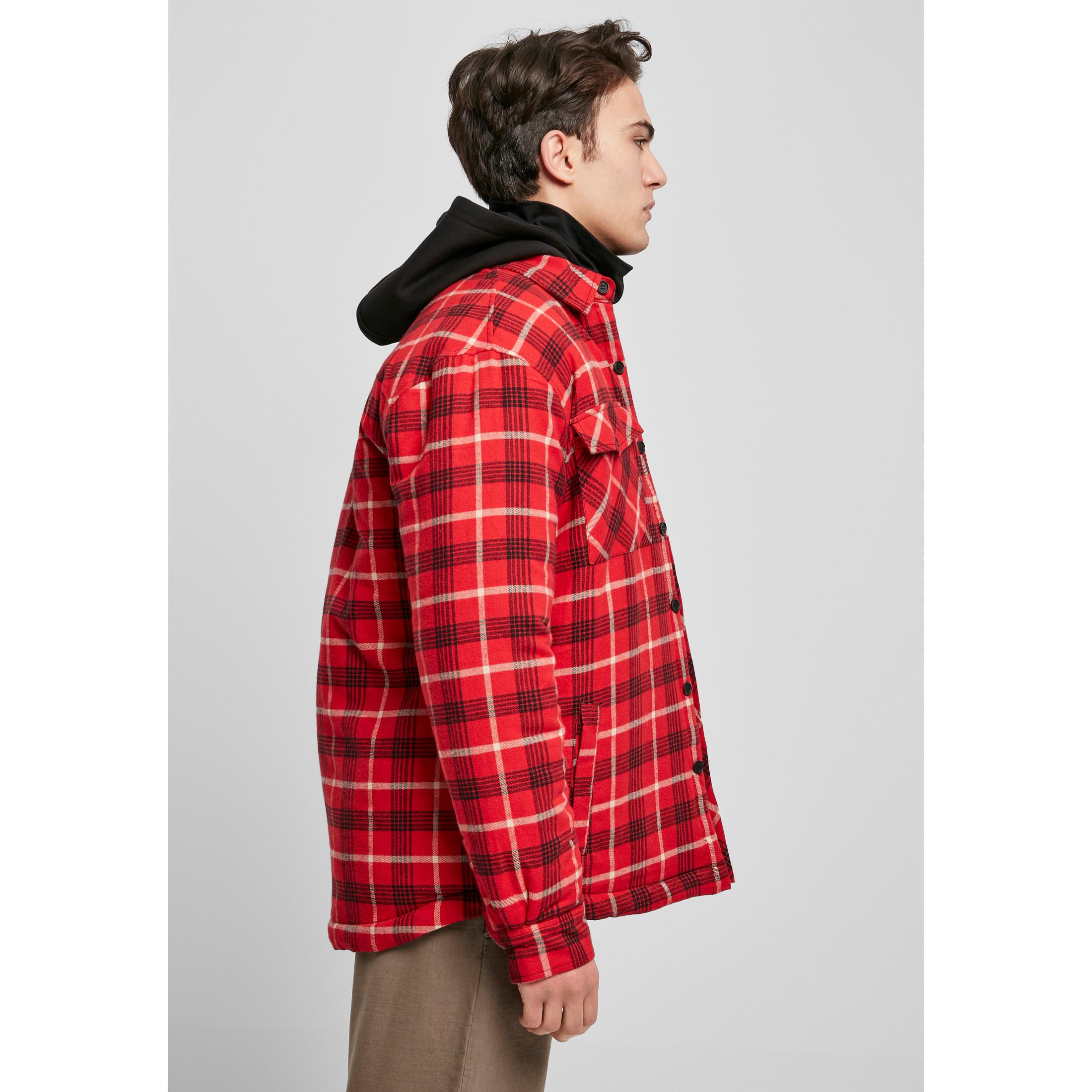 URBAN CLASSICS Giacca Plaid Quilted  