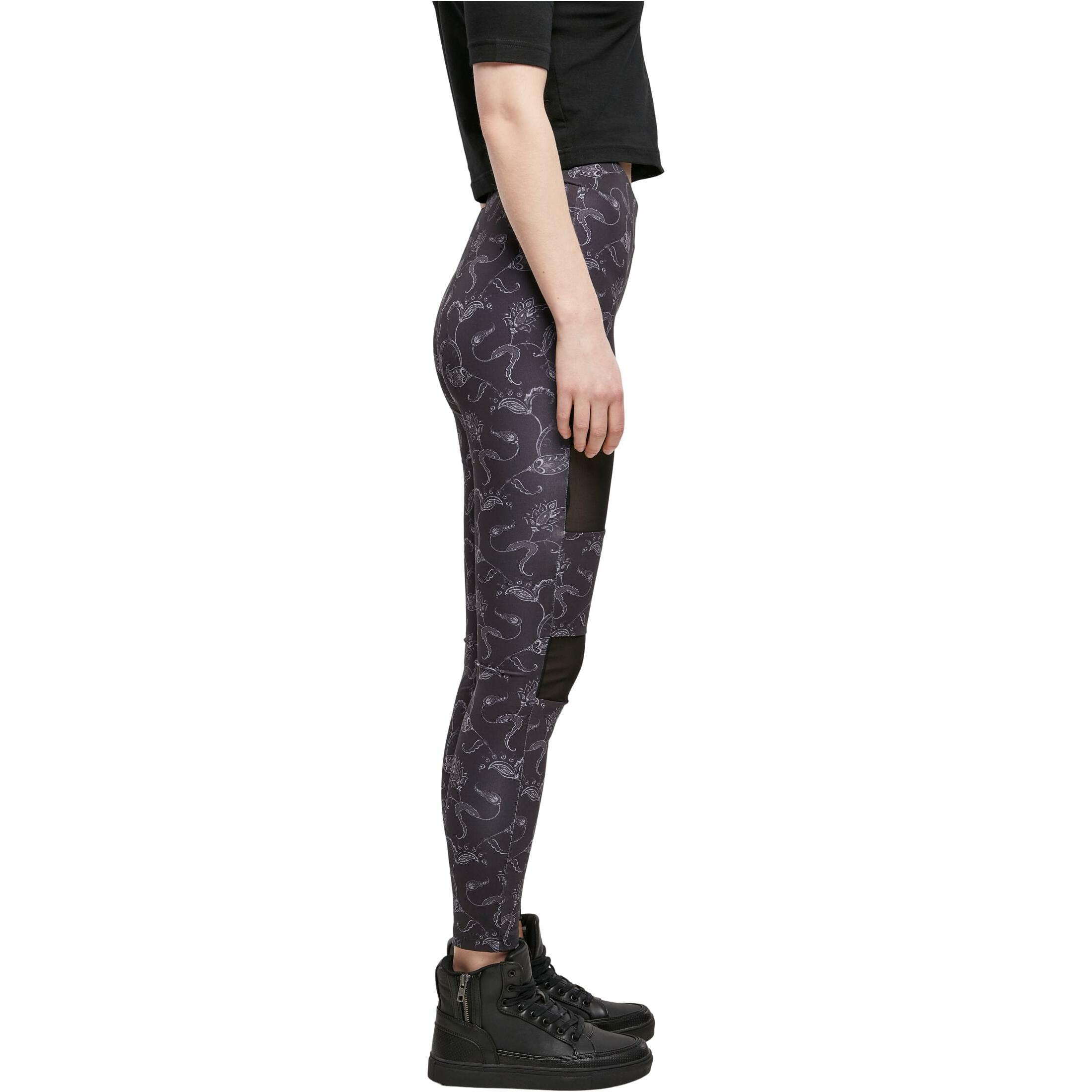 URBAN CLASSICS  bedruckte leggings für en tech esh aop 