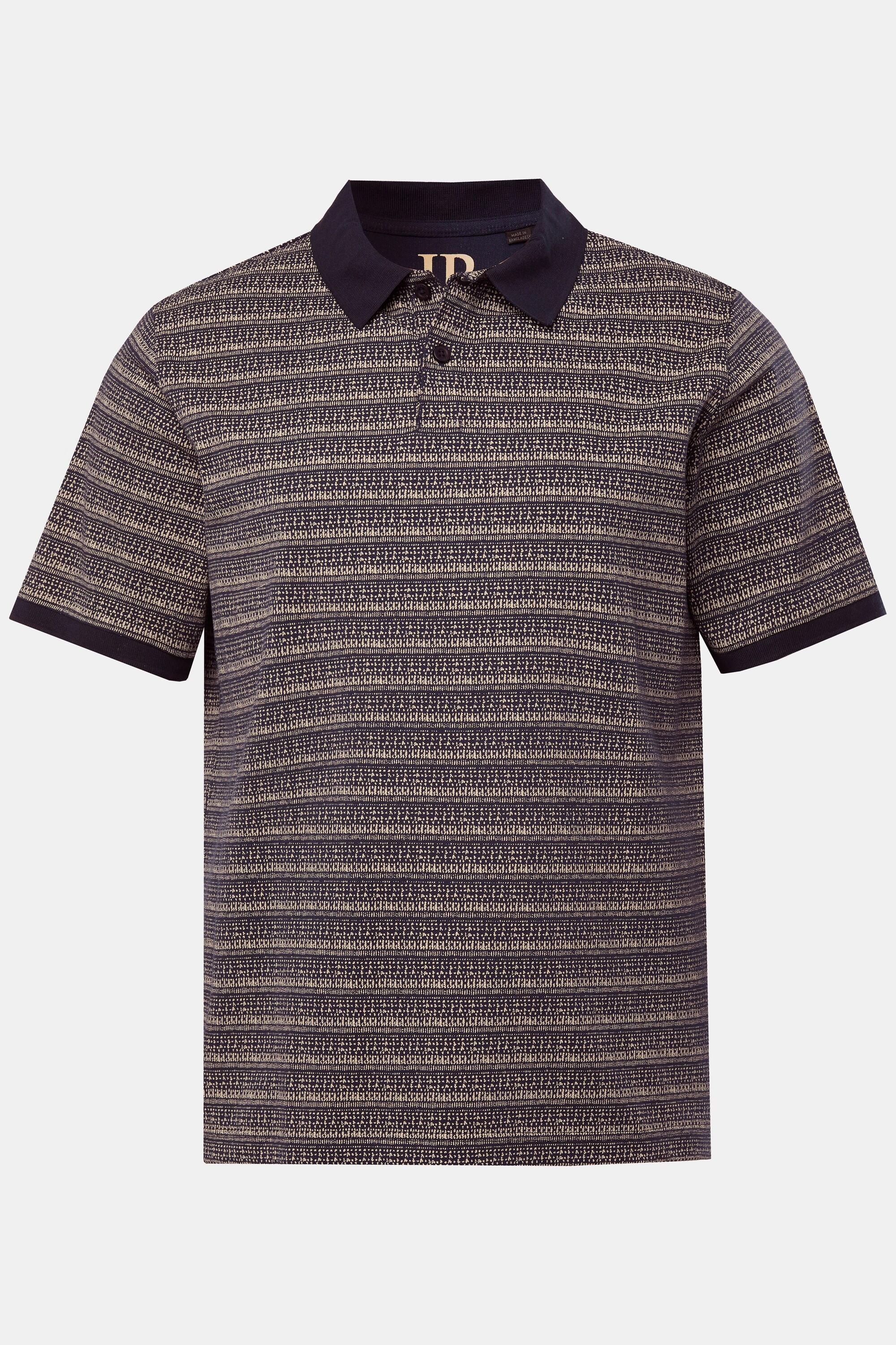 JP1880 Piqué Halbarm Alloverprint Poloshirt  