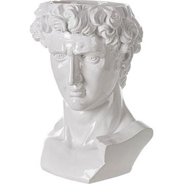 Oggetto decorativo busto Olympus bianco