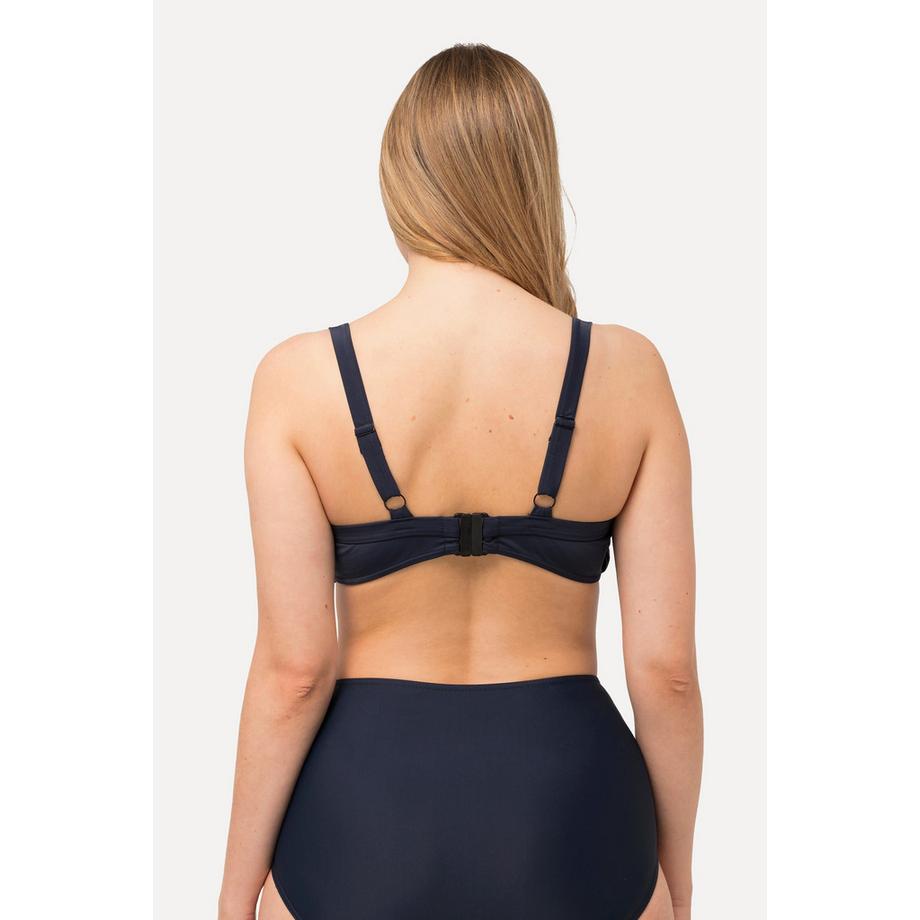 Ulla Popken Bikini Top Drapierung Softcups Verstellbare Träger  