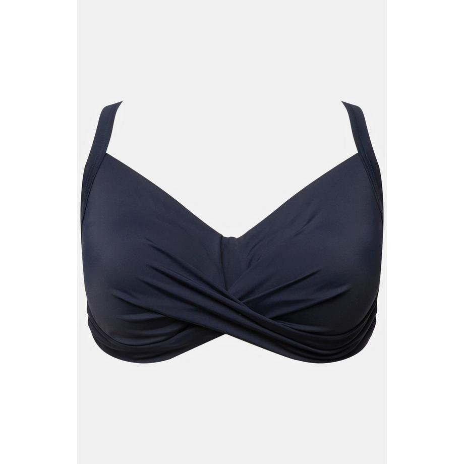 Ulla Popken Bikini Top Drapierung Softcups Verstellbare Träger  