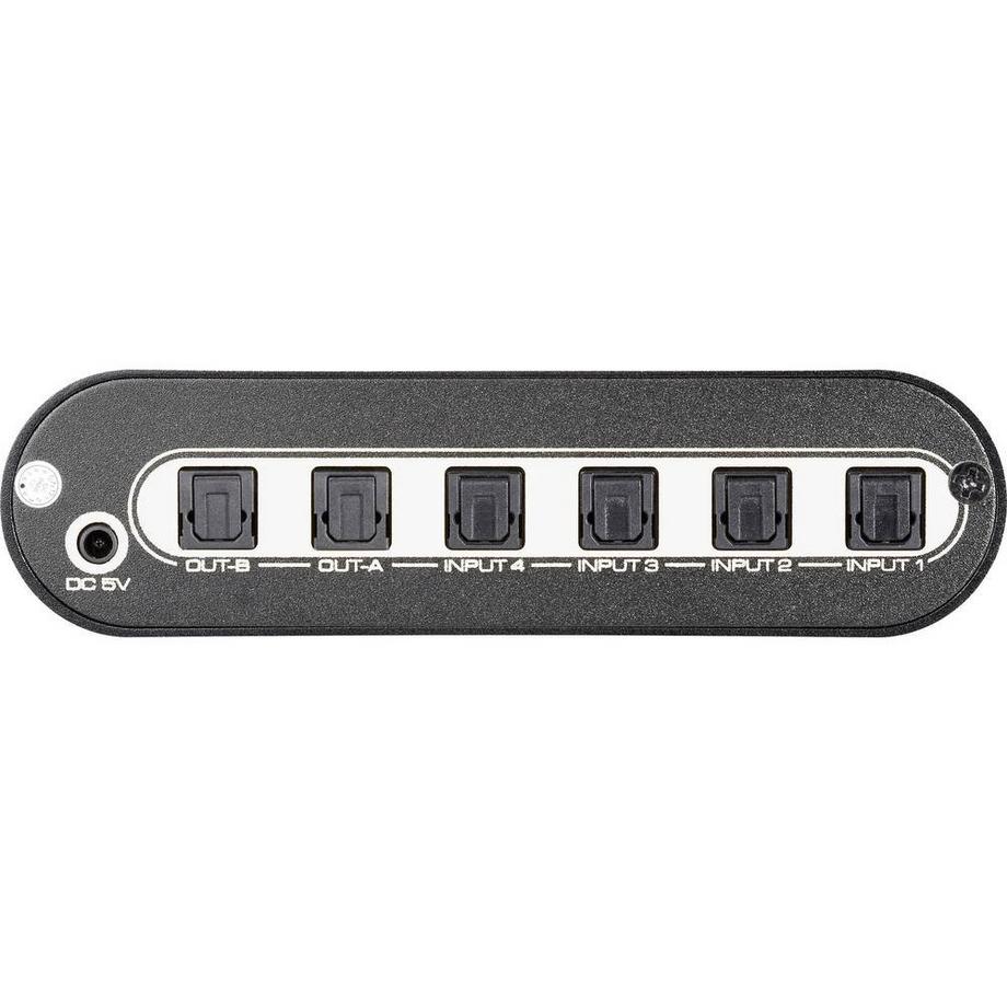 SpeaKa Professional  Toslink-Matrix-Switch 4 x 2 
