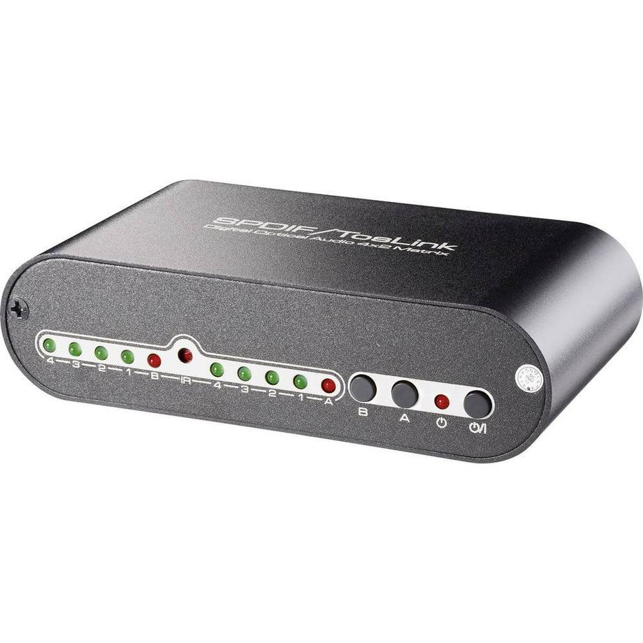 SpeaKa Professional  Toslink-Matrix-Switch 4 x 2 