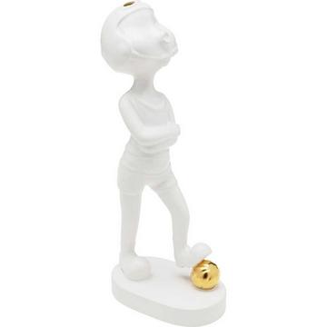 Figura decorativa palla ragazza bianco 29
