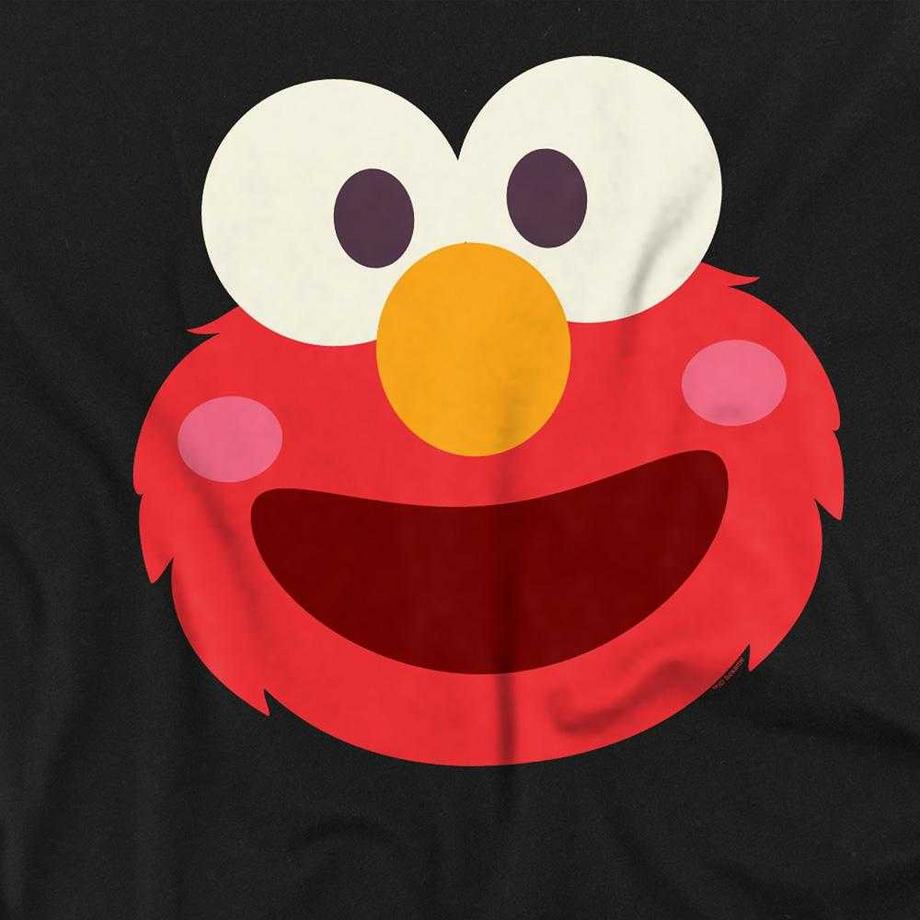 Sesame Street T-Shirt Manches Longues Motif Visage Elmo  