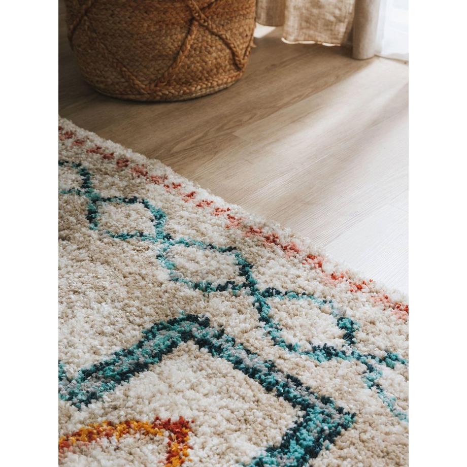 Benuta Tappeto a pelo lungo Gobi Multicolor  