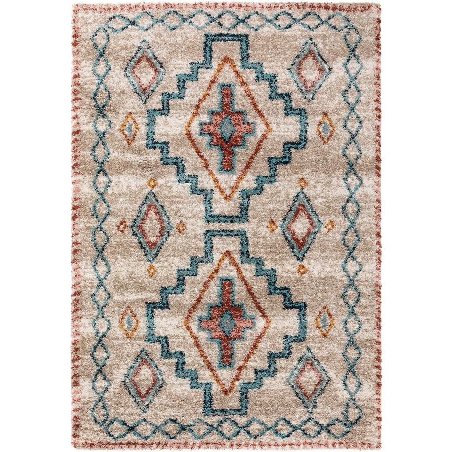 Benuta Tappeto a pelo lungo Gobi Multicolor  